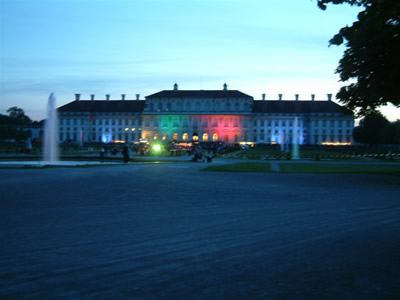 Hoffassade Schloss Neuburg